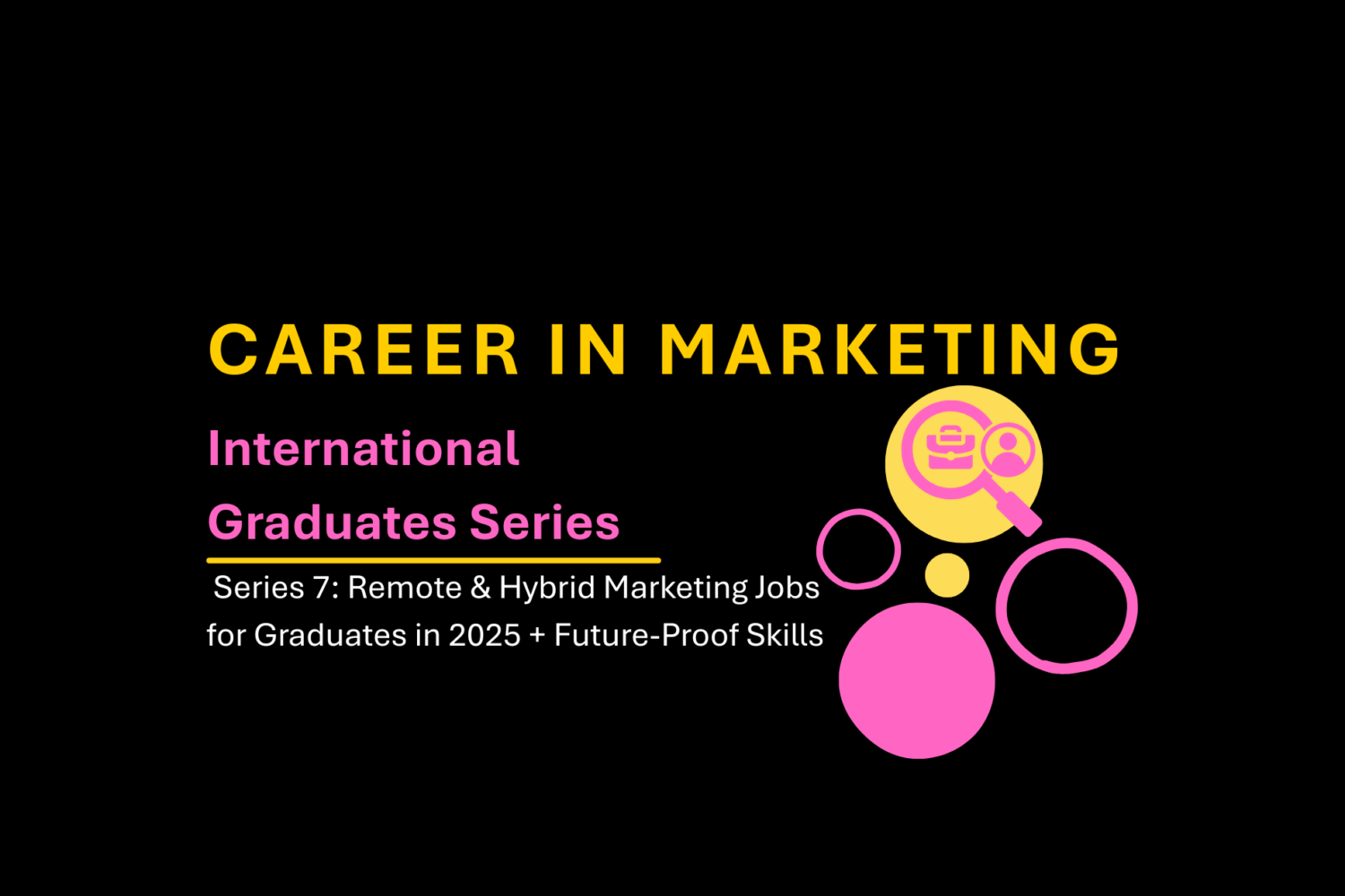 International Job Series 7: Remote & Hybrid Marketing Jobs for Graduates in 2025: Future-Proof Skills for International Students