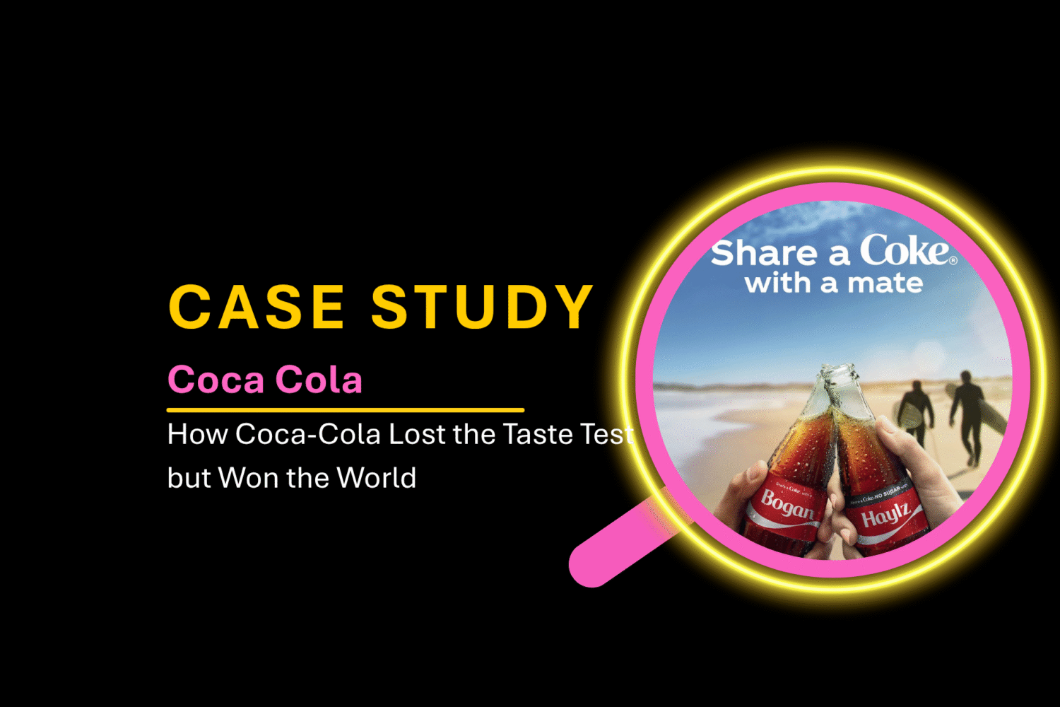 Case Study 2: How Coca-Cola Lost the Taste Test but Won the World