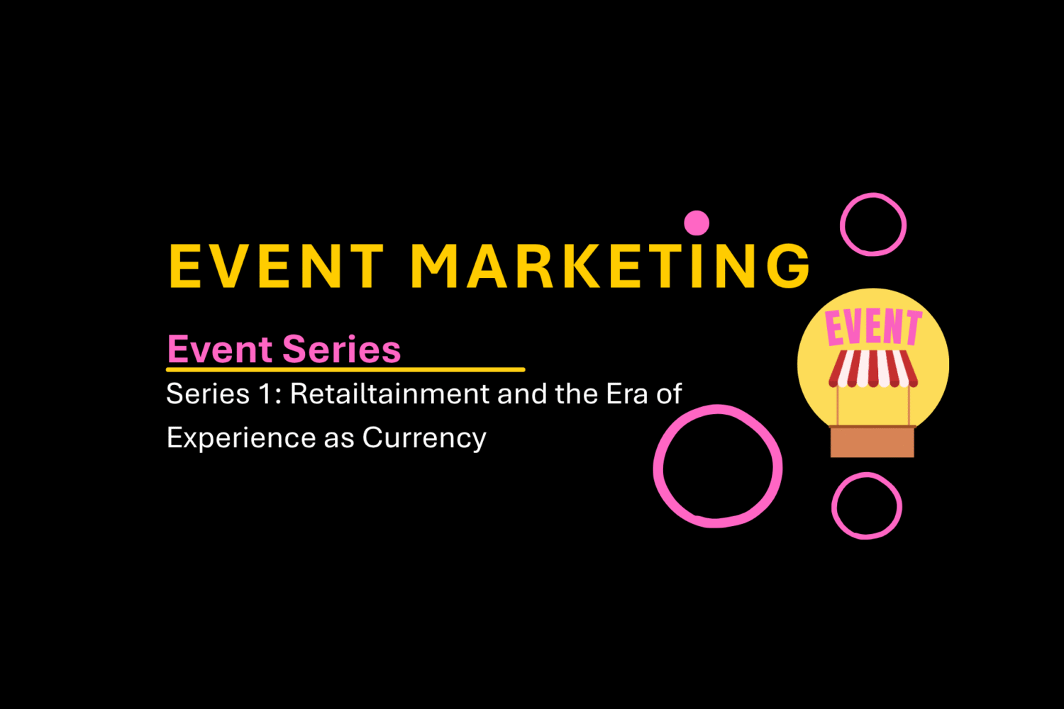 Event marketing 1: Beyond the Checkout: Retailtainment and the Era of Experience as Currency